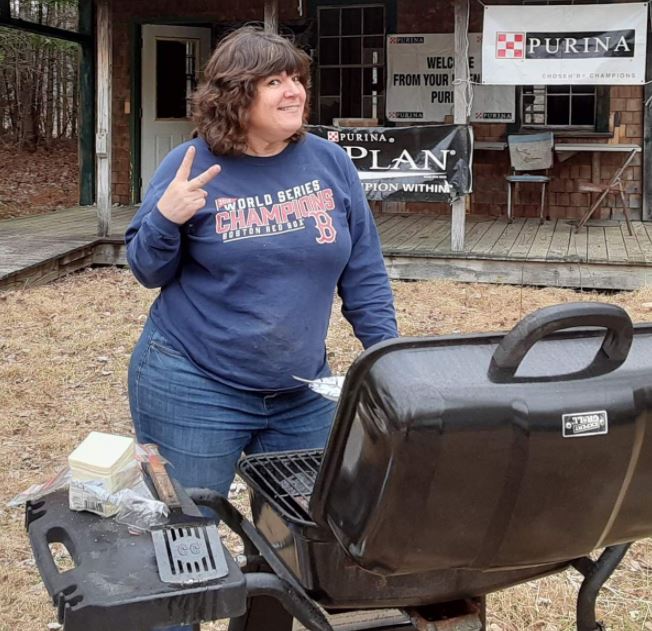Our barbecue luncheon volunteer Tamera Murray