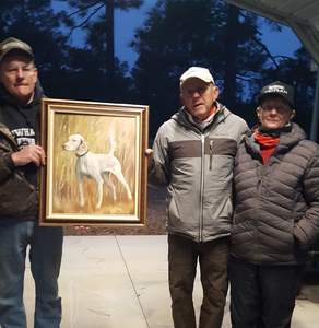 US Quail SD Futurity Winner Painting Presentation
